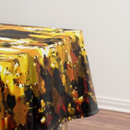 氷床下の曇り照明 テーブルクロス