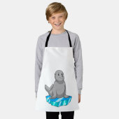 氷床付きシール エプロン (着用した状態)