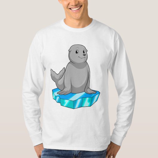 氷床付きシール Tシャツ (正面)