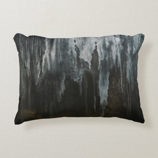 氷形成のマクロ撮影 アクセントクッション (正面)