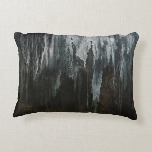 氷形成のマクロ撮影 アクセントクッション (裏面)