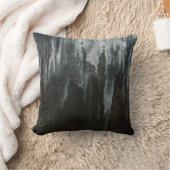 氷形成のマクロ撮影 クッション (ブランケット)