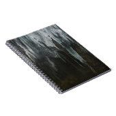 氷形成のマクロ撮影 ノートブック (右側)