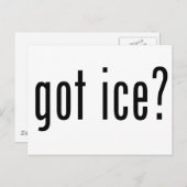 氷得? ポストカード (正面/裏面)