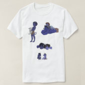 氷惑星の野蛮人 Tシャツ (デザイン正面)
