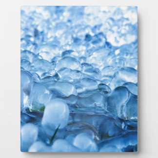 氷抽象芸術 フォトプラーク