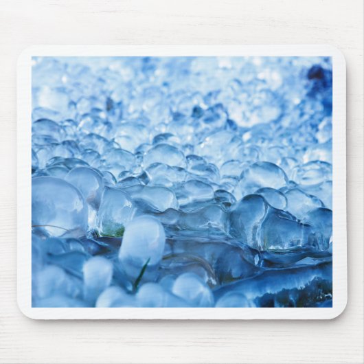 氷抽象芸術 マウスパッド (正面)