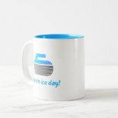 "氷日を過して下さい! "カールのマグ ツートーンマグカップ (正面左)
