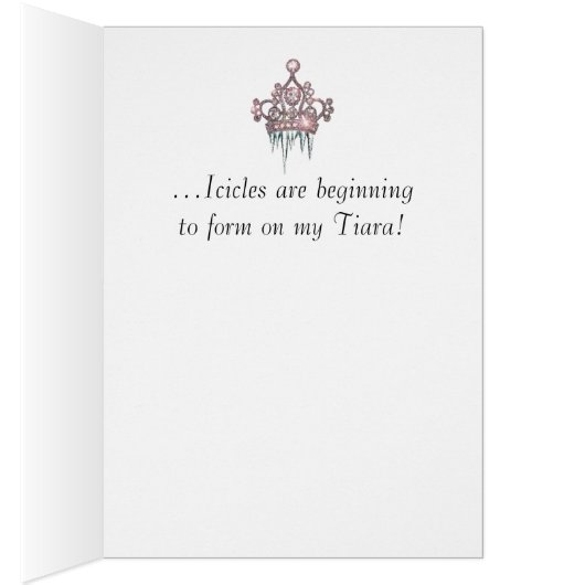 「氷柱がティアラの型枠に乗り出した!」 ディヴァ (内側 (右))