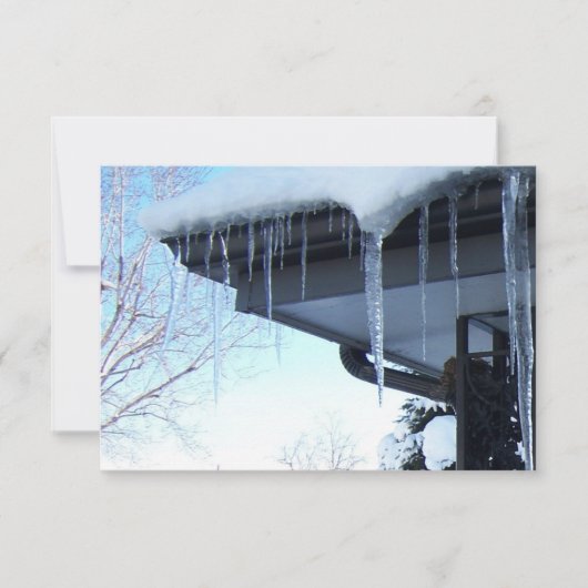 氷柱 招待状 (正面)