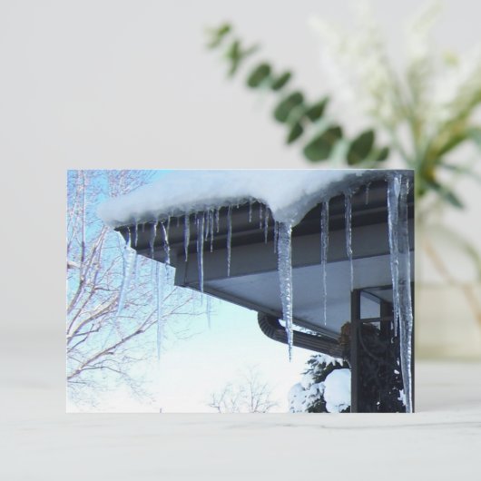 氷柱 招待状 (スタンド正面)