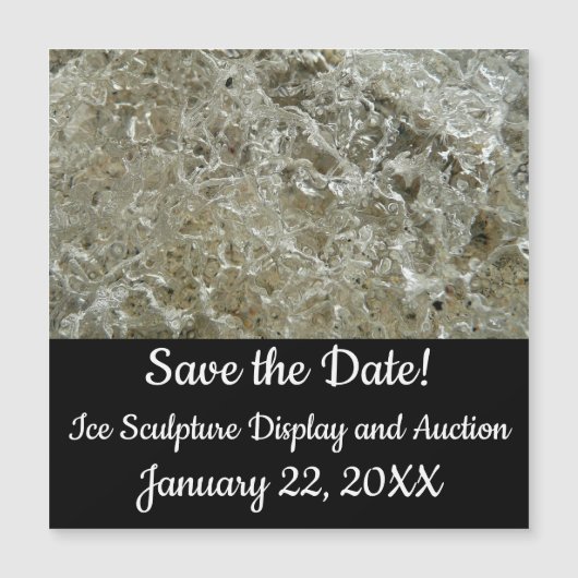 氷氷抽象芸術自然テクスチャ (正面)