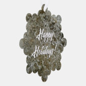 氷氷抽象芸術自然テクスチャ オーナメントカード (右)