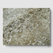 氷氷抽象芸術自然テクスチャ ゲストブック (裏面)