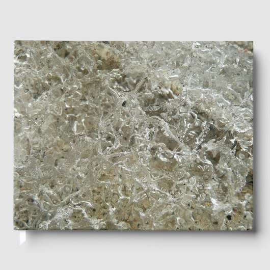 氷氷抽象芸術自然テクスチャ ゲストブック (正面)