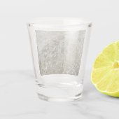氷氷抽象芸術自然テクスチャ ショットグラス (裏面)