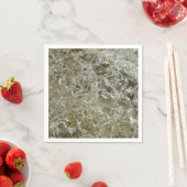 氷氷抽象芸術自然テクスチャ スタンダードカクテルナプキン (インサイチュ)