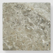 氷氷抽象芸術自然テクスチャ ストーンコースター (正面)