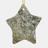 氷氷抽象芸術自然テクスチャ セラミックオーナメント (左)