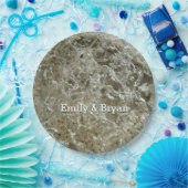 氷氷抽象芸術自然テクスチャ ペーパープレート (パーティー)