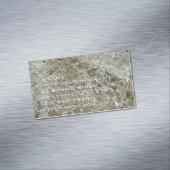 氷氷抽象芸術自然テクスチャ マグネット名刺 (インサイチュ)