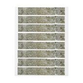 氷氷抽象芸術自然テクスチャ ラップアラウンドラベル (シート)