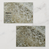 氷氷抽象芸術自然テクスチャ 名刺 (正面/裏面)