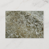 氷氷抽象芸術自然テクスチャ 名刺 (裏面)