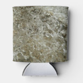 氷氷抽象芸術自然テクスチャ 缶クーラー (正面)