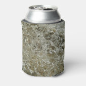 氷氷抽象芸術自然テクスチャ 缶クーラー (缶裏面)