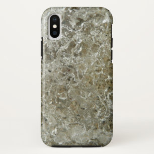 氷氷抽象芸術自然テクスチャ iPhone X ケース