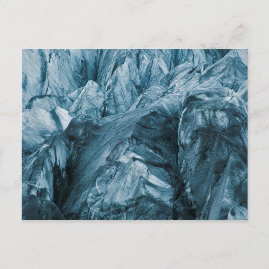 氷河のアブストラクトパターン | アイスランド ポストカード (正面)