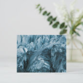 氷河のアブストラクトパターン | アイスランド ポストカード (スタンド正面)