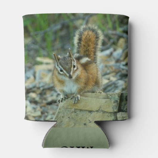 氷河のチプムンク国立公園 缶クーラー (裏面)