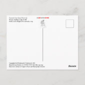 氷河のポイントの景勝地 ポストカード (裏面)