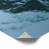 氷河の反射、ノルウェー ポスター (角)