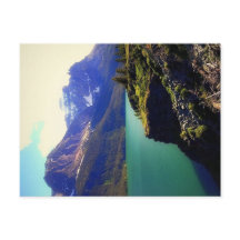 氷河の国立公園のはがき