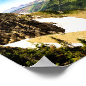 氷河の国立公園のポスター ポスター (角)