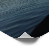 氷河の国立公園のマクドナルド湖で朝 ポスター (角)