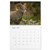 氷河の国立公園カレンダー カレンダー (3月 2027)