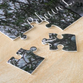 氷河の国立公園カービングストリーム写真 ジグソーパズル (側面)