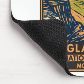 氷河の国立公園サンロードへ マウスパッド (コーナー)