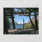 氷河の国立公園セント・メアリー湖 ポストカード (正面)