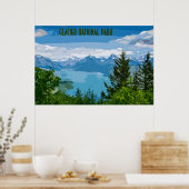 氷河の国立公園ヴィンテージのポスター ポスター (キッチン)