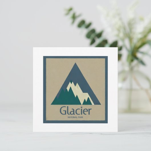 氷河の国立公園素朴 (スタンド正面)