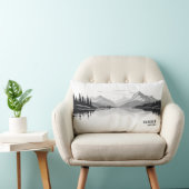 氷河の国立公園装飾枕 ランバークッション (椅子)