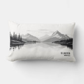氷河の国立公園装飾枕 ランバークッション (正面)