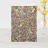 氷河の国立公園 カード (黄色い花)