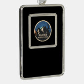 氷河の国立公園 シルバープレートフレームオーナメント (右)