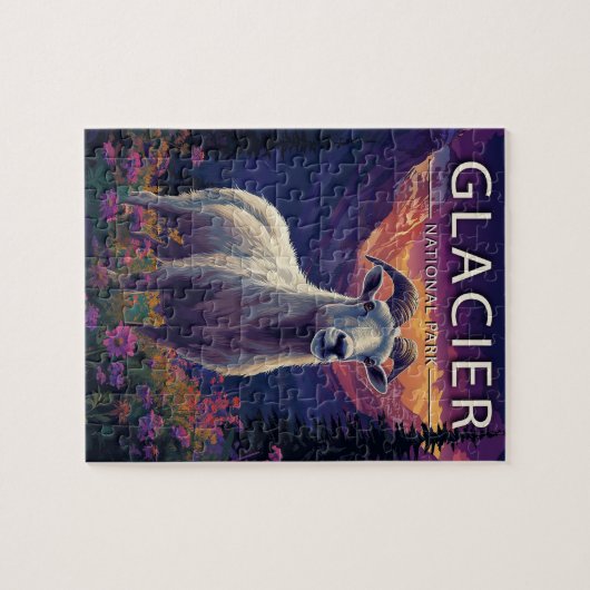 氷河の国立公園 ジグソーパズル (横)